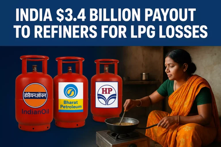 India $3.4 Billion Payout to Refiners for LPG Losses
