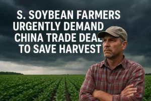 U.S. Soybean Farmers urgently demand China trade deal to save harvest