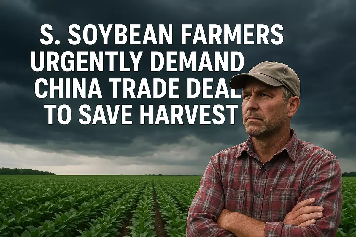 U.S. Soybean Farmers urgently demand China trade deal to save harvest